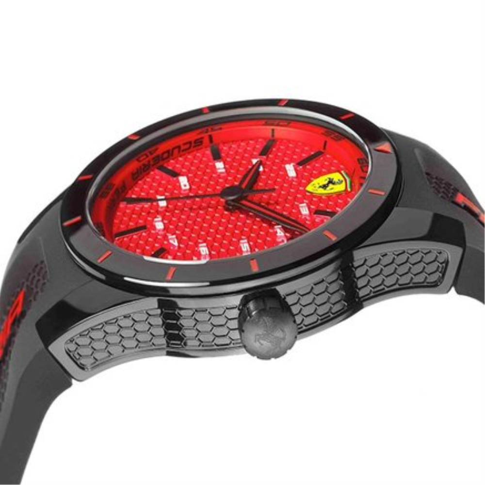 FERRARI REDREV SILICONE STRAP WATCH 0830248 MEN'S WATCH - H2 Hub Watches