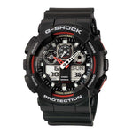 CASIO G-SHOCK GA-100-1A4DR DIGITAL QUARTZ BLACK RESIN MEN'S WATCH - H2 Hub Watches