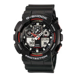 CASIO G-SHOCK GA-100-1A4DR DIGITAL QUARTZ BLACK RESIN MEN'S WATCH - H2 Hub Watches