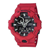 CASIO G-SHOCK GA-700-4ADR DIGITAL QUARTZ RED RESIN MEN'S WATCH - H2 Hub Watches