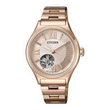 CITIZEN PC1003-58X AUTOMATIC ROSE GOLD STAINLESS STEEL WOMEN'S WATCH - H2 Hub Watches