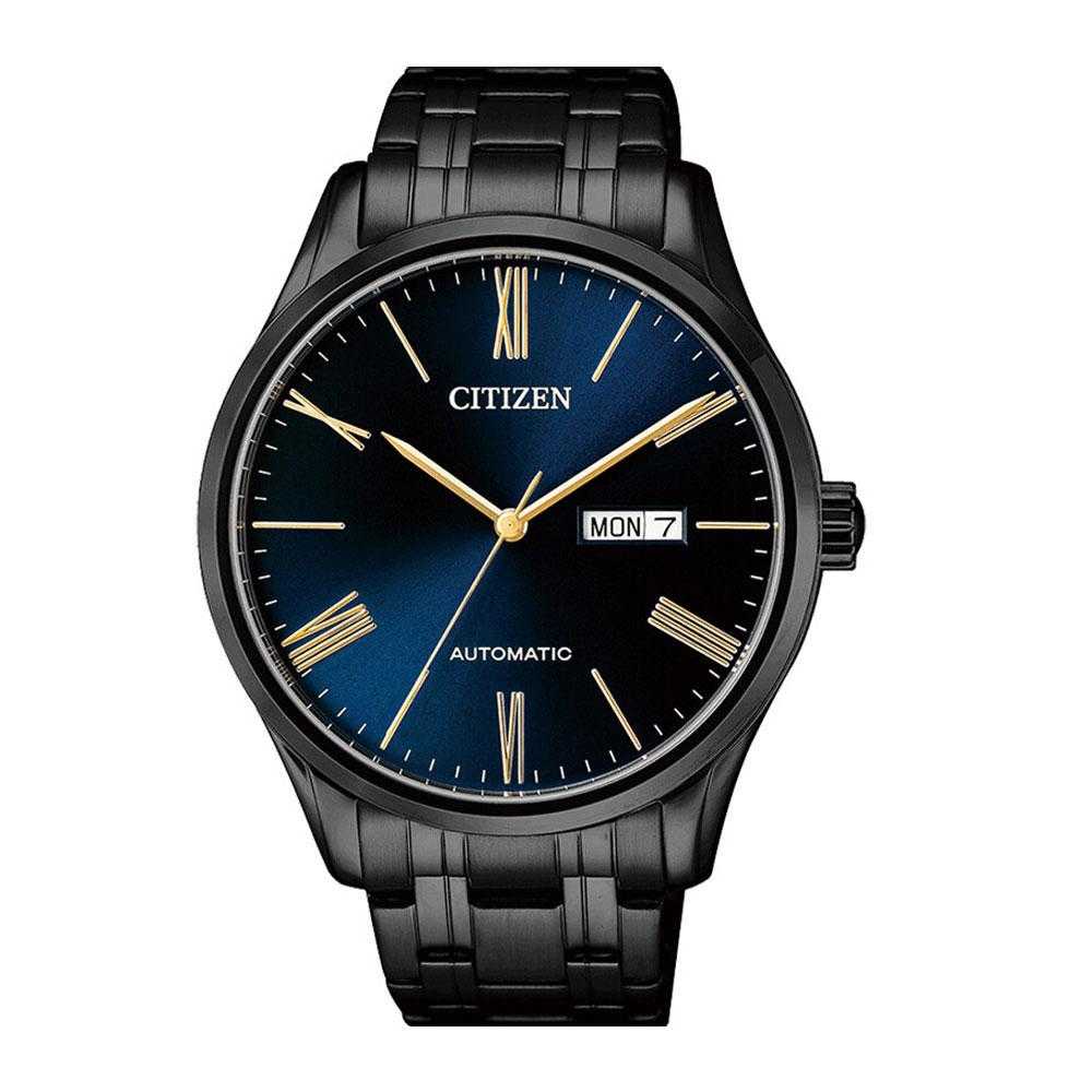 CITIZEN NH8365-86MB AUTOMATIC BLACK STAINLESS STEEL MEN'S WATCH - H2 Hub Watches