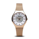 BERING 14427-366 SOLAR POWERED SWAROVSKI SRYSTAL ROSE GOLD WOMEN'S WATCH