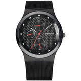 BERING 32139-309 CERAMIC GRAY IP MILANESE STEEL MESH BRACELET MEN'S WATCH