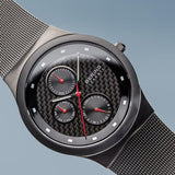 BERING 32139-309 CERAMIC GRAY IP MILANESE STEEL MESH BRACELET MEN'S WATCH