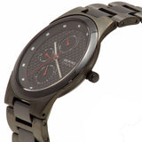 BERING 32339-782 CERAMIC COLLECTION STAINLESS STEEL BAND BLACK DIAL MEN'S WATCH