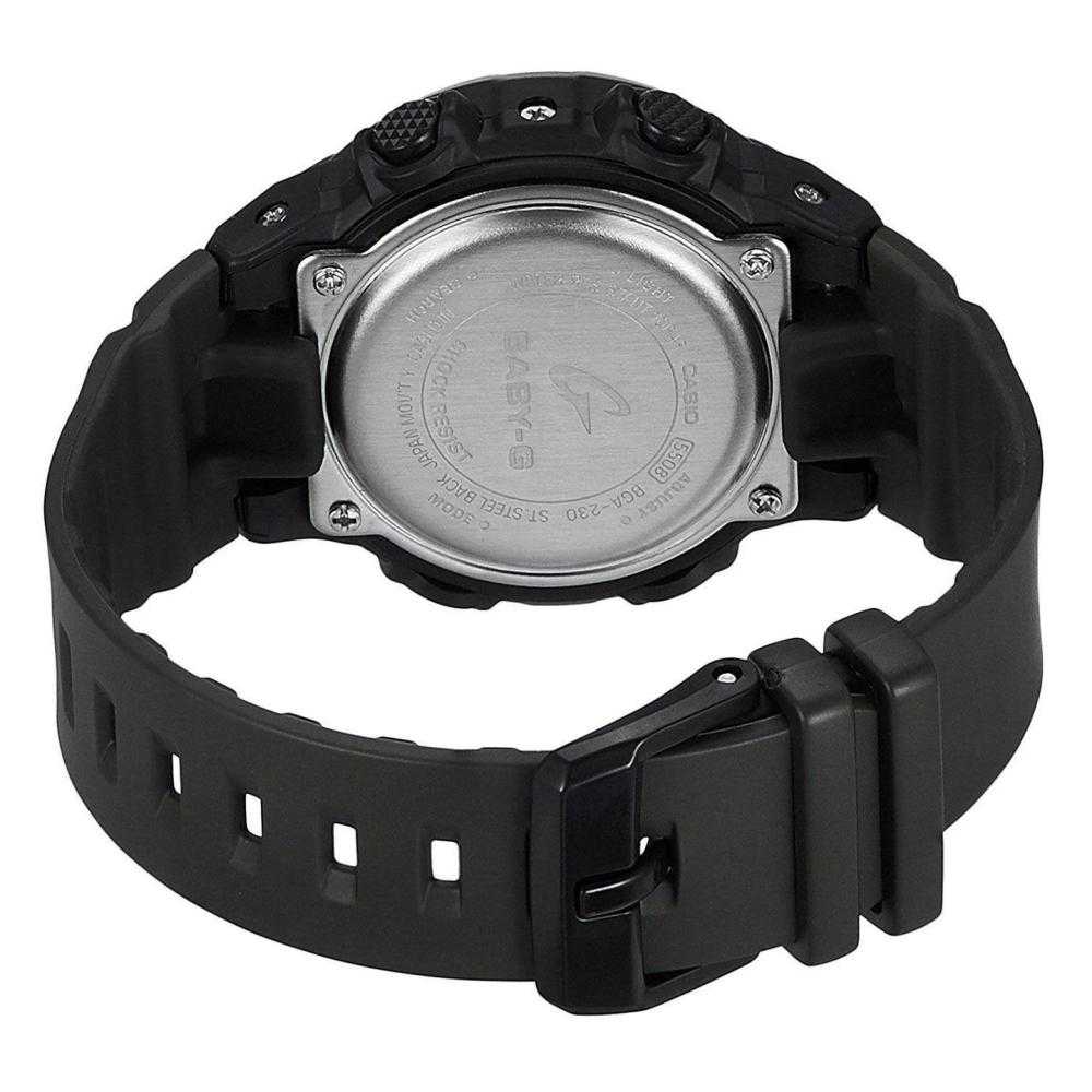 CASIO BABY-G BGA-230-1BDR DIGITAL QUARTZ BLACK RESIN UNISEX'S WATCH - H2 Hub Watches