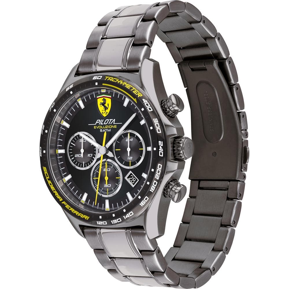 FERRARI PILOTA EVA METAL STRAP WATCH 0830715 MEN'S WATCH - H2 Hub Watches