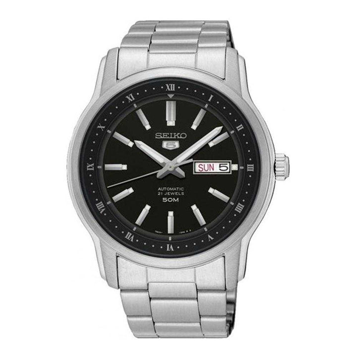 SEIKO 5 CLASSIC SNKP11K1 AUTOMATIC STAINLESS STEEL MEN'S SILVER WATCH - H2 Hub Watches