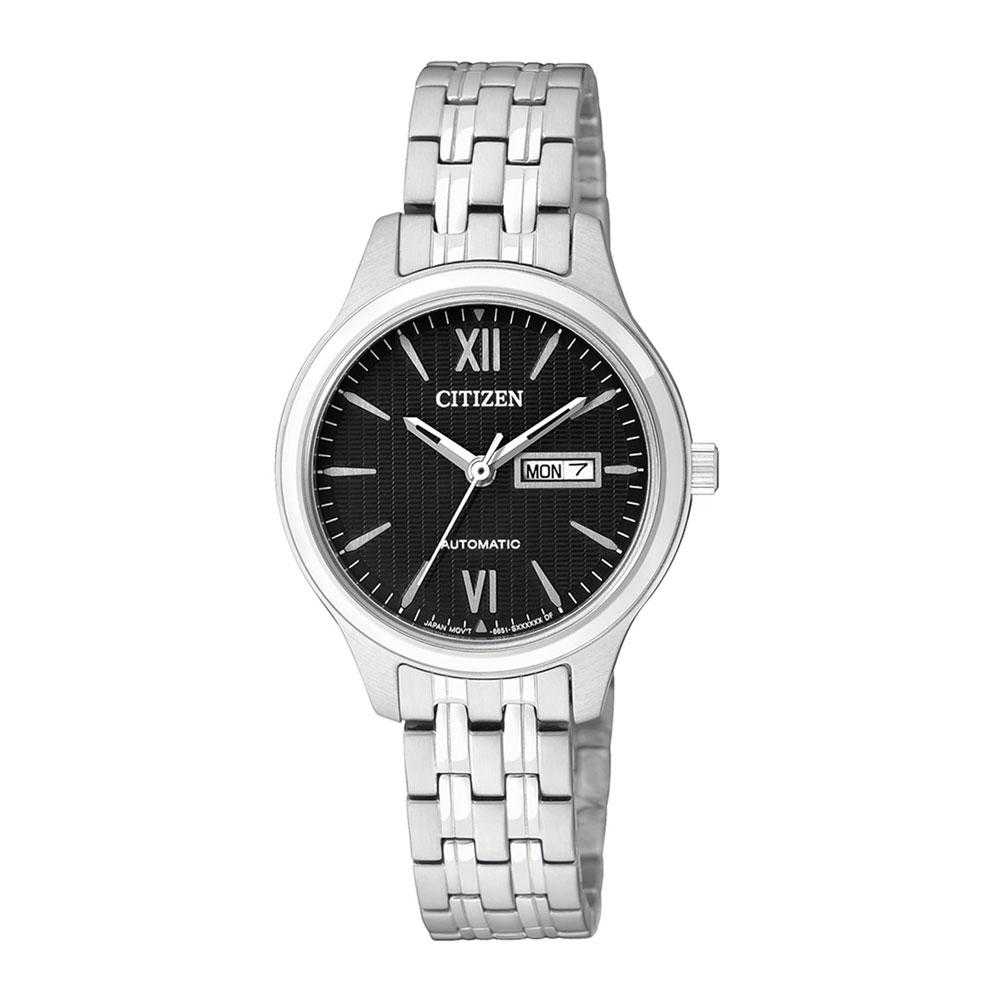 CITIZEN PD7130-51E AUTOMATIC SILVER STAINLESS STEEL WOMEN'S WATCH - H2 Hub Watches