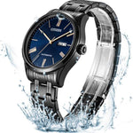 CITIZEN NH8365-86MB AUTOMATIC BLACK STAINLESS STEEL MEN'S WATCH - H2 Hub Watches