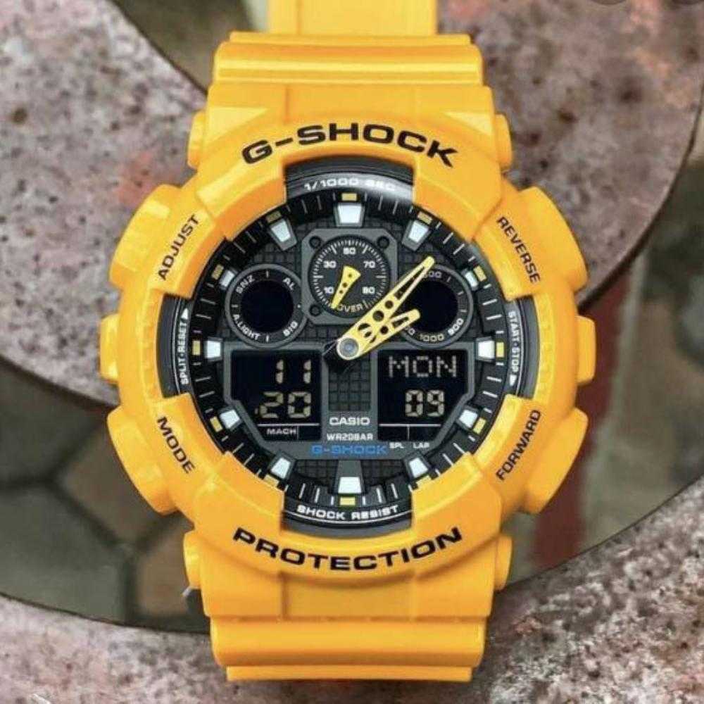 CASIO G-SHOCK GA-100A-9ADR ANALOG-DIGITAL MEN'S WATCH - H2 Hub Watches
