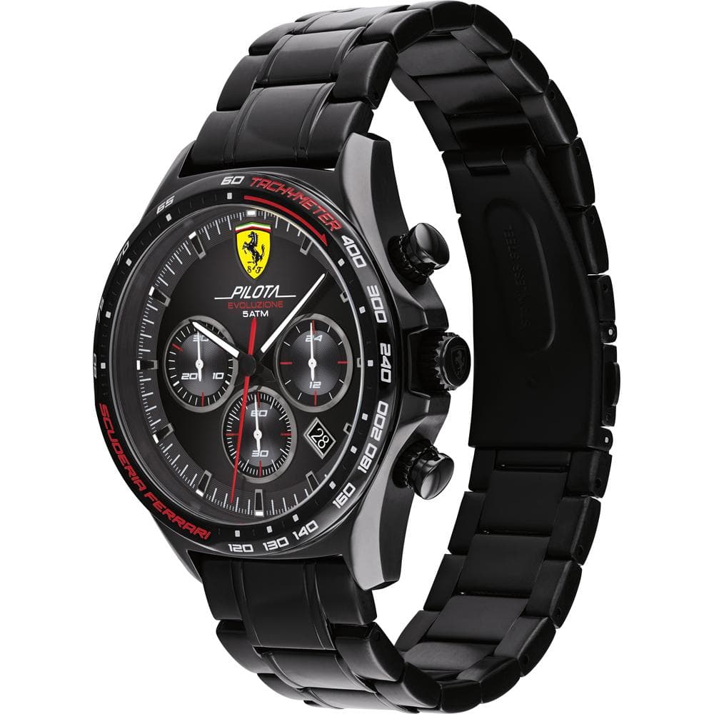 FERRARI PILOTA EVA METAL STRAP WATCH 0830716 MEN'S WATCH - H2 Hub Watches