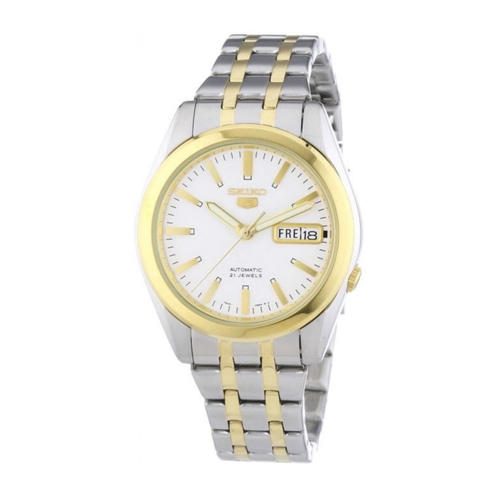 SEIKO 5 SNKM92K1 STAINLESS STEEL MEN'S WATCH - H2 Hub Watches
