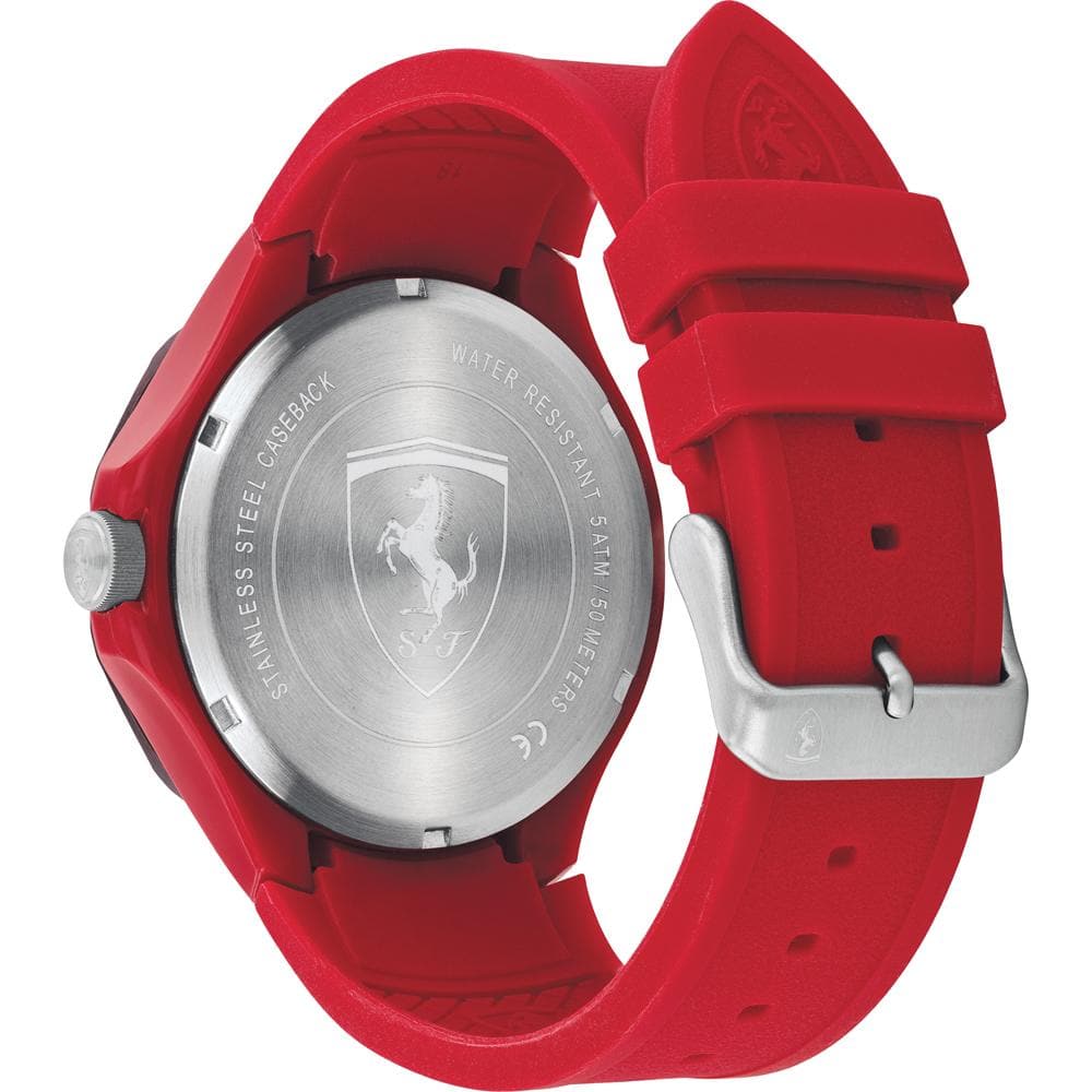 FERRARI PISTA SILICONE STRAP WATCH 0830723 MEN'S WATCH - H2 Hub Watches