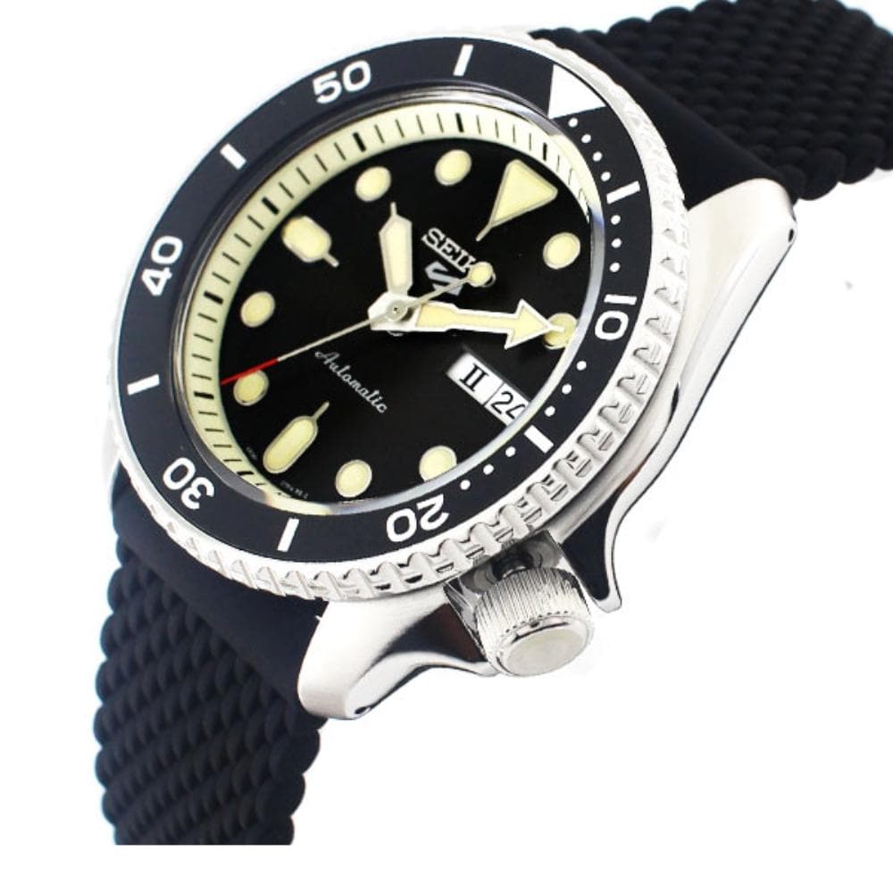 SEIKO 5 SPORTS SRPD73K2 AUTOMATIC SILICONE MEN'S WATCH - H2 Hub Watches
