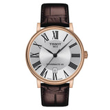 TISSOT T1224073603300 CARSON PREMIUM POWERMATIC 80 MEN'S WATCH