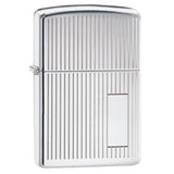 Zippo Stripes High Polish Chrome Lighter #350