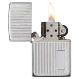 Zippo Stripes High Polish Chrome Lighter #350