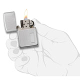 Zippo Stripes High Polish Chrome Lighter #350