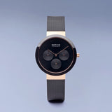 BERING 35036-166 BLACK STAINLESS MESH STRAP UNISEX'S WATCH