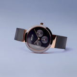 BERING 35036-166 BLACK STAINLESS MESH STRAP UNISEX'S WATCH