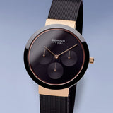 BERING 35036-166 BLACK STAINLESS MESH STRAP UNISEX'S WATCH