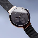 BERING 35036-166 BLACK STAINLESS MESH STRAP UNISEX'S WATCH