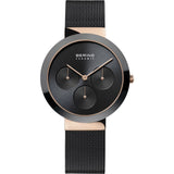 BERING 35036-166 BLACK STAINLESS MESH STRAP UNISEX'S WATCH