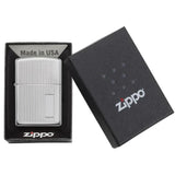 Zippo Stripes High Polish Chrome Lighter #350