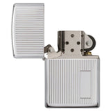 Zippo Stripes High Polish Chrome Lighter #350