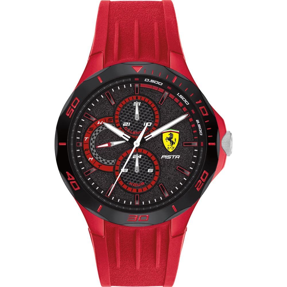 FERRARI PISTA SILICONE STRAP WATCH 0830723 MEN'S WATCH - H2 Hub Watches