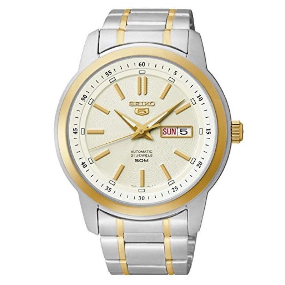 SEIKO 5 SNKM92K1 STAINLESS STEEL MEN'S WATCH - H2 Hub Watches