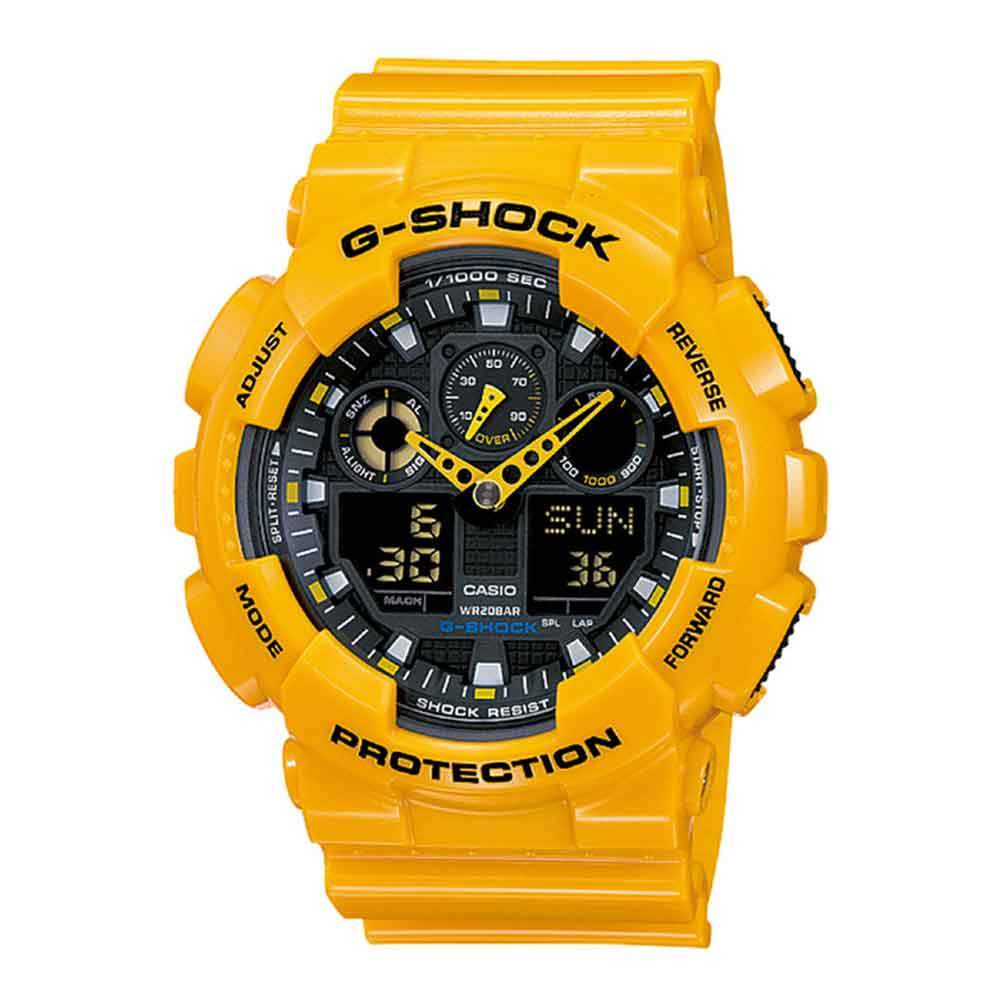 CASIO G-SHOCK GA-100A-9ADR ANALOG-DIGITAL MEN'S WATCH - H2 Hub Watches