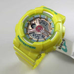CASIO BABY-G BA-110CA-9ADR DIGITAL QUARTZ YELLOW RESIN WOMEN'S WATCH - H2 Hub Watches