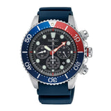 SEIKO PROSPEX SSC663P1 SOLAR CHRONOGRAPH MEN'S BLUE RUBBER STRAP WATCH - H2 Hub Watches