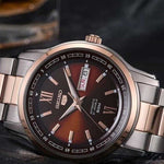 SEIKO 5 CLASSIC SNKP18K1 AUTOMATIC STAINLESS STEEL MEN'S TWO TONE WATCH - H2 Hub Watches