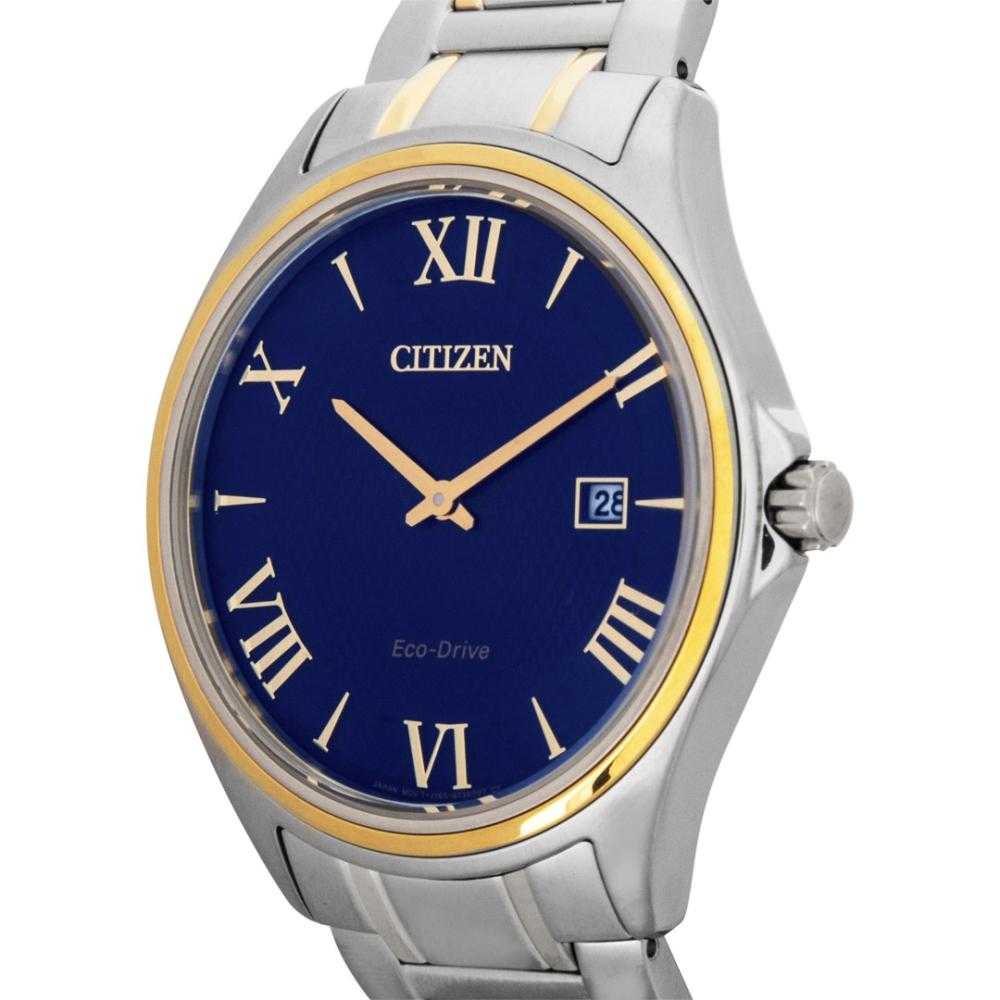 CITIZEN AU1059-51L ECO-DRIVE TWO TONE STAINLESS STEEL MEN'S WATCH - H2 Hub Watches