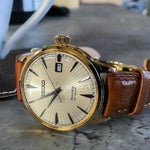 SEIKO PRESAGE SRPB44J1 AUTOMATIC MEN'S BROWN LEATHER STRAP WATCH - H2 Hub Watches