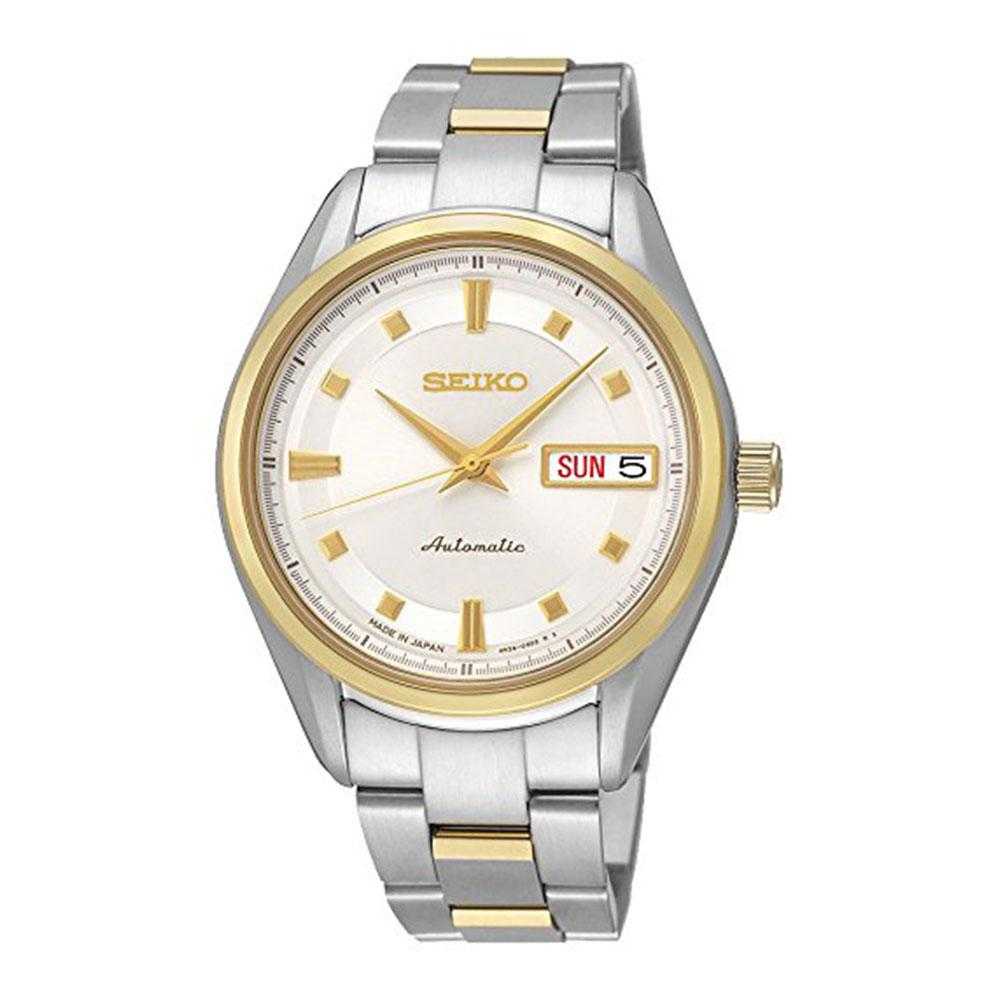 SEIKO PRESAGE SRP894J1 AUTOMATIC STAINLESS STEEL WOMEN'S TWO TONE WATCH - H2 Hub Watches