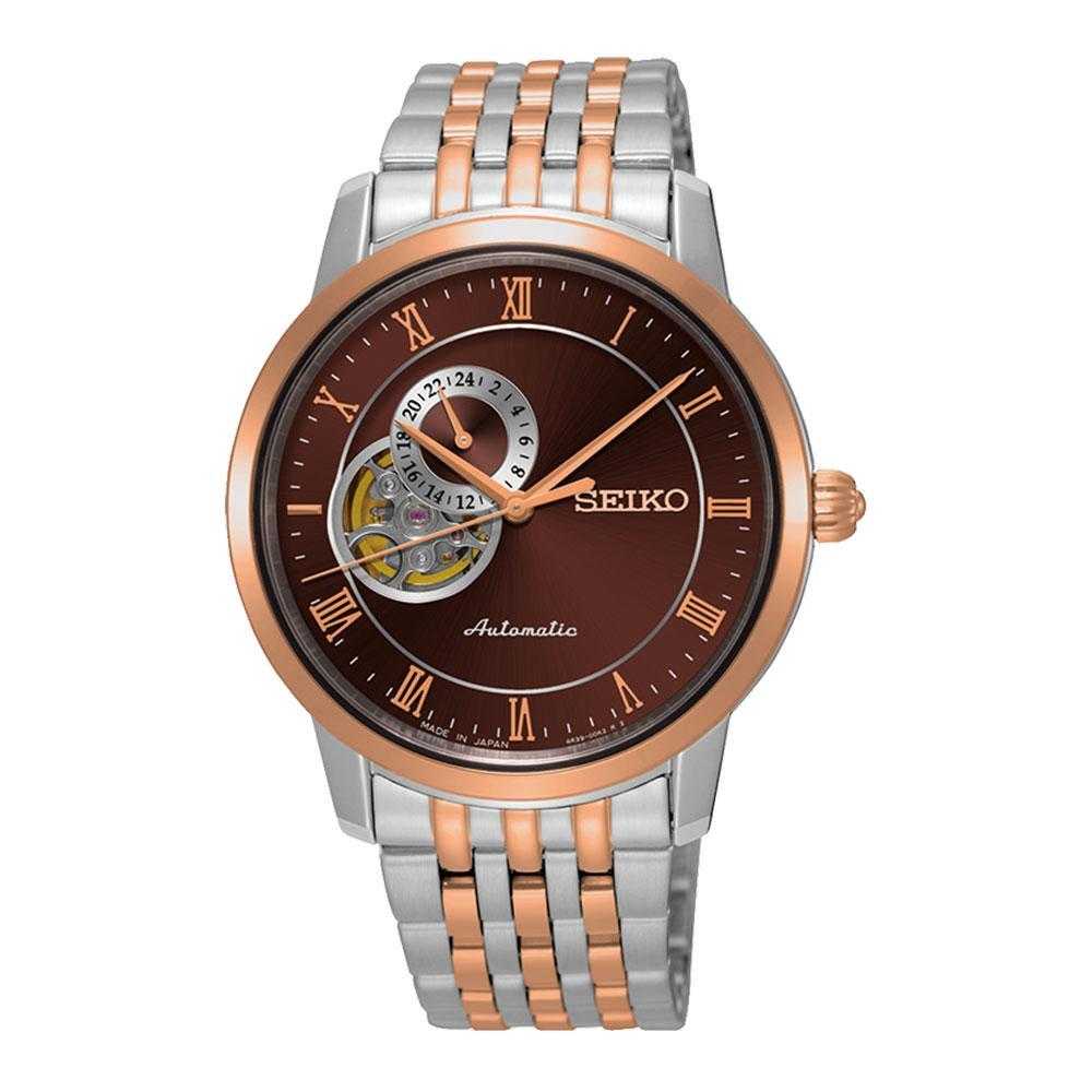 SEIKO PRESAGE SSA274J1 AUTOMATIC STAINLESS STEEL MEN'S TWO TONE WATCH - H2 Hub Watches