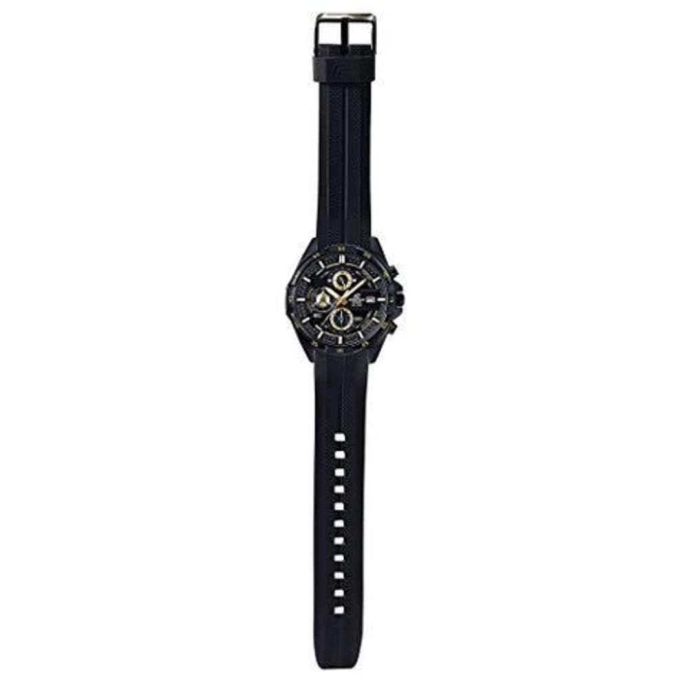 CASIO EDIFICE EFR-556PB-1AVUDF CHRONOGRAPH BLACK STAINLESS STEEL RESIN STRAP MEN'S WATCH - H2 Hub Watches