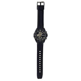 CASIO EDIFICE EFR-556PB-1AVUDF CHRONOGRAPH BLACK STAINLESS STEEL RESIN STRAP MEN'S WATCH - H2 Hub Watches