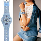 CASIO BABY-G BA-110DC-2A3DR DIGITAL QUARTZ BLUE RESIN WOMEN'S WATCH - H2 Hub Watches