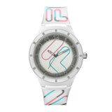 FILA 38-324-003 WHITE RUBBER UNISEX'S WATCH