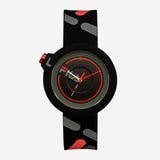 Fila Analog Quartz Black Dial And Silicon Strap Unisex Watch 38-6081-008