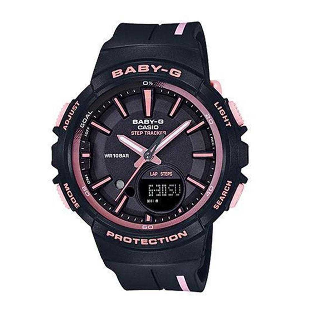 CASIO BABY-G BGS-100RT-1ADR ATHLEISURE DIGITAL QUARTZ BLACK RESIN WOMEN'S WATCH - H2 Hub Watches