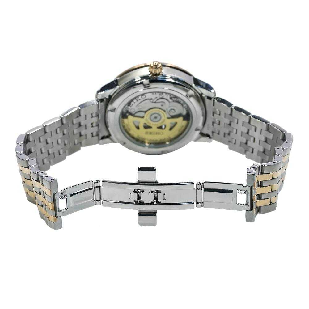 SEIKO PRESAGE SSA274J1 AUTOMATIC STAINLESS STEEL MEN'S TWO TONE WATCH - H2 Hub Watches