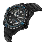SEIKO 5 SUPERIOR SSA115K1 AUTOMATIC STAINLESS STEEL MEN'S BLACK WATCH - H2 Hub Watches