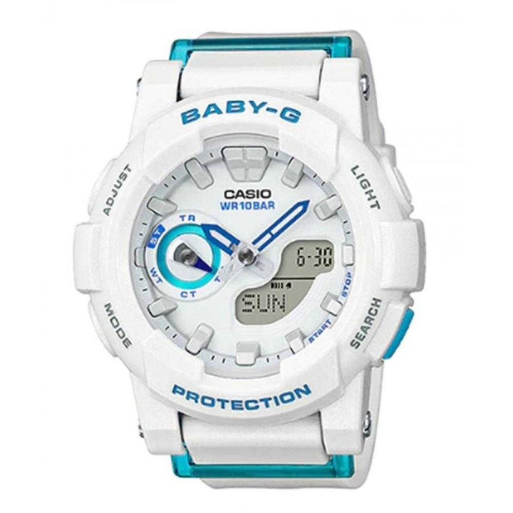 CASIO BABY-G BGA-185FS-7ADR DIGITAL QUARTZ WHITE RESIN WOMEN'S WATCH - H2 Hub Watches